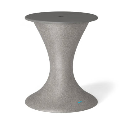 Ledge Lounger Autograph Umbrella Stand Ice Bin - Gray Lid, Sandstone Base